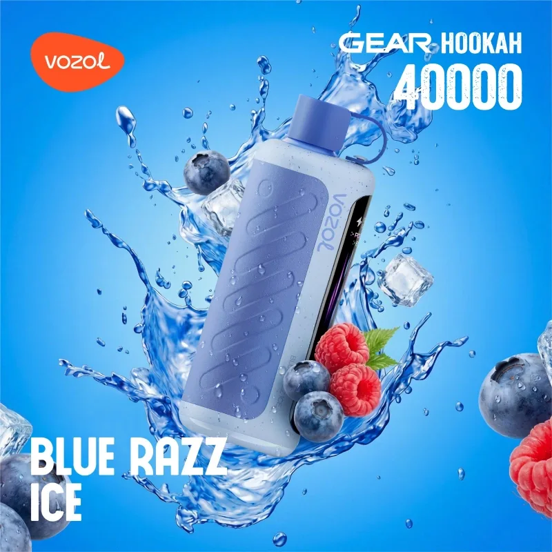 Vozol Hookah 40000 Blue Razz Ice